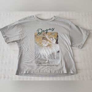 Gray Ballet Graphic T-Shirt